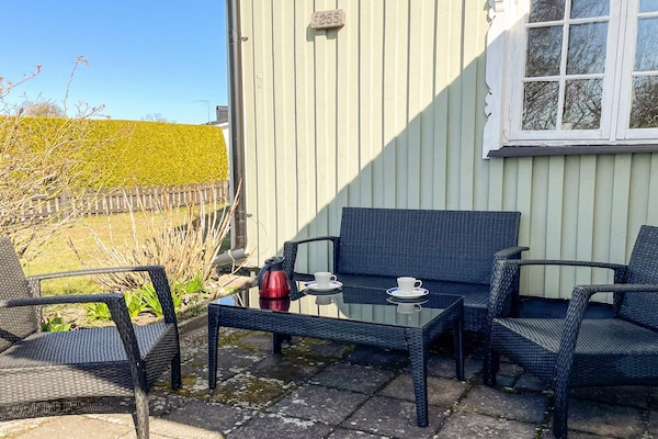 Knus vakantiehuis bij zandstrand en golfbaan in Sandviken, Sölvesborg - thumbnail 3