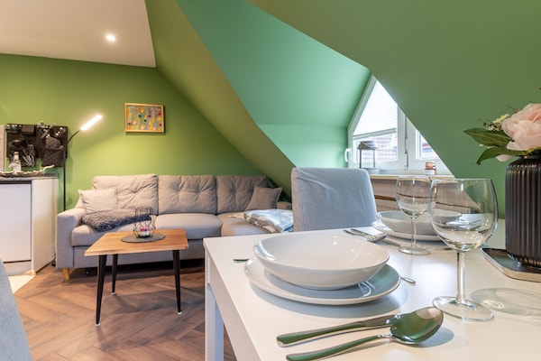 Op 900 m van zee: Gezellig appartement Black Pearl in Büsum - thumbnail 3