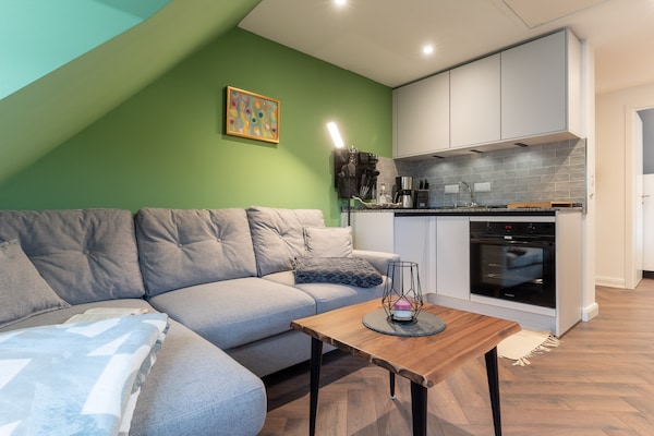 Op 900 m van zee: Gezellig appartement Black Pearl in Büsum - thumbnail 6