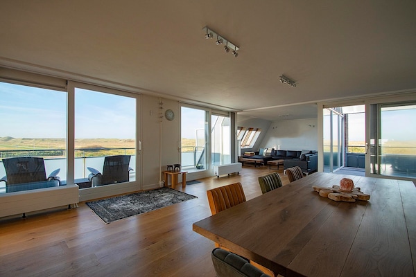 Luxe penthouse Duinerei: sauna, zeezicht & 500m van strand - thumbnail 5