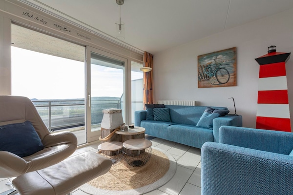 Wijde Blick 205: Stijlvol appartement met duinpanorama op 250m van zee - thumbnail 1