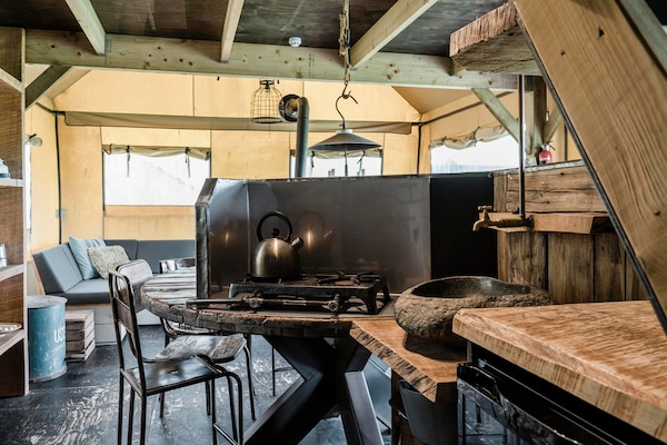 Wood Lodge Luxe: sfeervol vakantieverblijf voor 8 personen in Callantsoog - thumbnail 2
