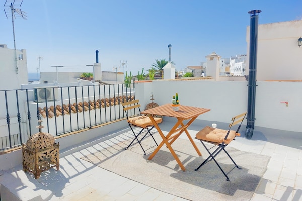 In het centrum van Vejer: sfeervol appartement met privé dakterras - thumbnail 3