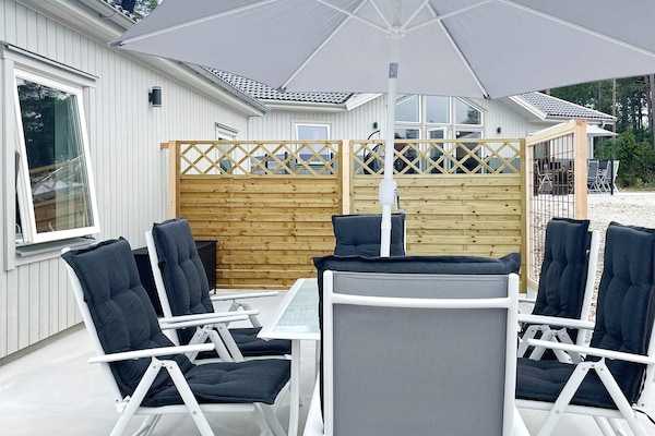 Nieuw vakantiehuis nabij zee en golfbaan op Gotland - thumbnail 4