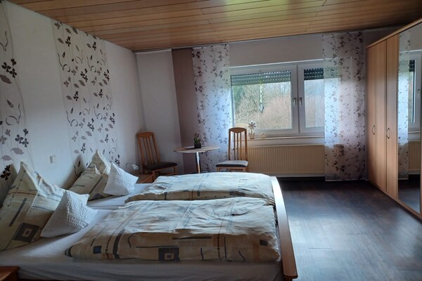 Sauerland appartement op boerderij met bosrijke omgeving en terras - thumbnail 5