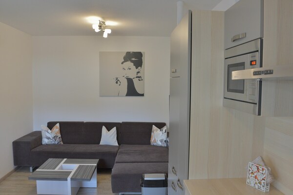 Knus appartement in Fulpmes met tuin, vlakbij de Stubaier Gletscher - thumbnail 3