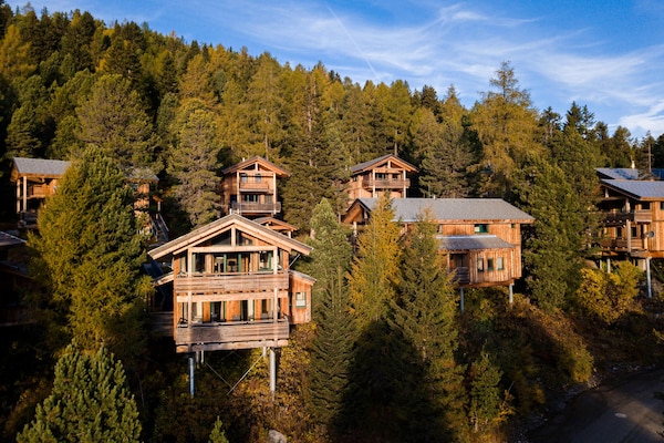 Massief houten chalet voor 12 personen met sauna aan de skipiste - thumbnail 5