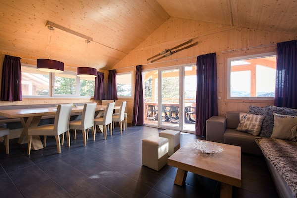 Aan de piste: Ruim houten chalet in Turracherhöhe voor 13 personen - thumbnail 6