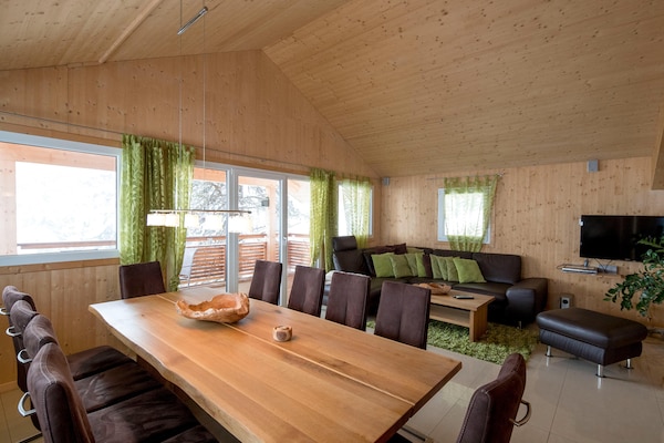 Houten chalet voor 12 personen aan de piste met sauna in Turracherhöhe - thumbnail 3