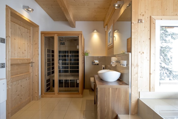 Houten chalet voor 12 personen aan de piste met sauna in Turracherhöhe - thumbnail 5