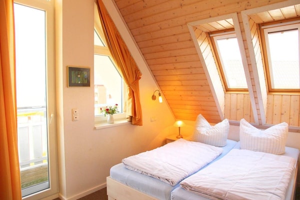 Kapitänsdeck: 4-persoons appartement aan de Müritz met privéstrand - thumbnail 5
