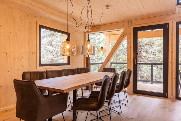 8-persoons chalet in Turrach: luxe houten lodge nabij de piste - thumbnail 3