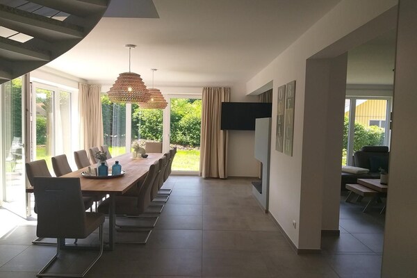 12-persoons vakantiehuis in Rechlin op 400m van het strand - thumbnail 2