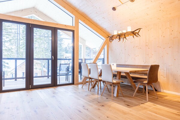Houten chalet met sauna & hot tub op de Turracher Höhe - thumbnail 3