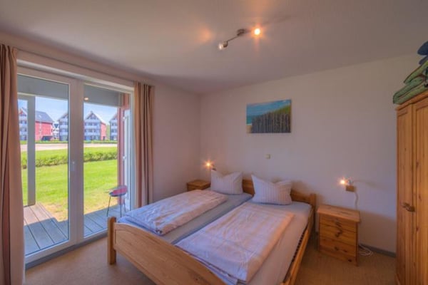Op 400 m van het strand: Ruim appartement in Rechlin voor 4 personen (4) - thumbnail 3