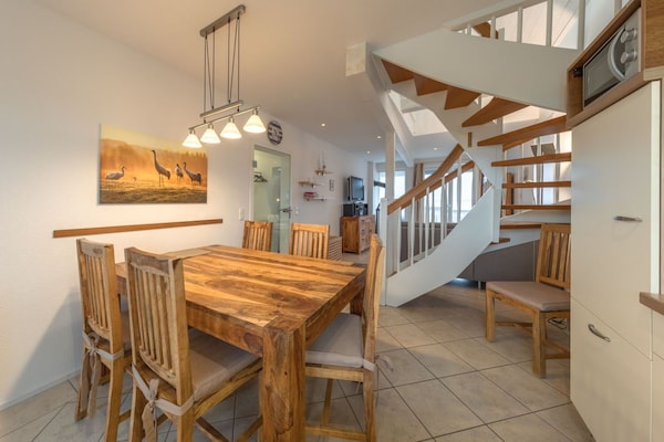 Appartement Kapitänsdeck voor 6 aan de Müritz met privéstrand - thumbnail 3