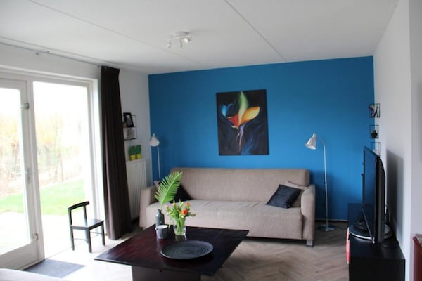 Luxe waterbungalow Scheldeveste 14 Zwin, 500m van strand Breskens - thumbnail 2
