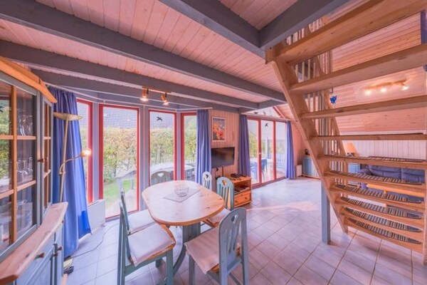 Vrijstaand vakantiehuis 81m² met sauna en open haard aan het Granzower Meer - thumbnail 6