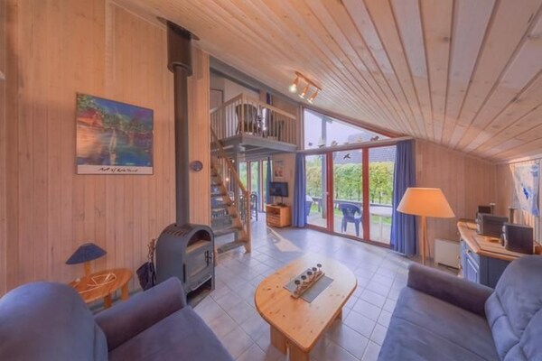 Vrijstaand vakantiehuis 81m² met sauna en open haard aan het Granzower Meer - thumbnail 2