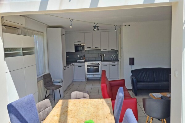 Vrijstaande bungalow Scheldeveste 97: luxe vakantiehuis voor 8 personen in Breskens, 500m van het strand - thumbnail 3