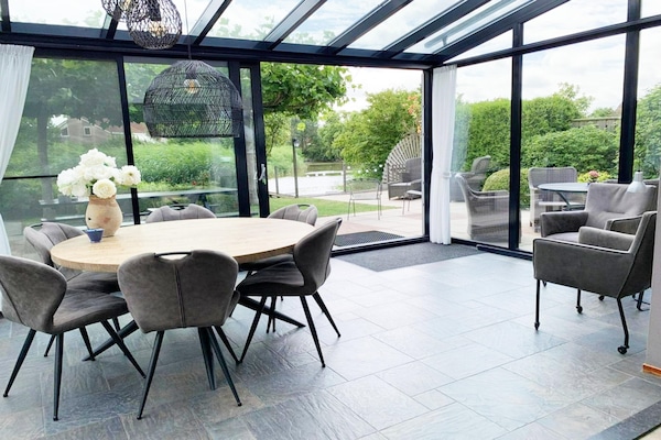 Luxueuze vrijstaande bungalow Scheldeveste, 500m van het strand van Breskens - thumbnail 5