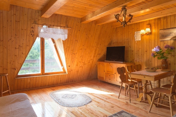 Vakantiehuis met sauna en tuin op 120 meter van het Raduńskie-meer - thumbnail 5