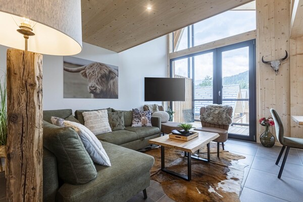 Luxe penthouse met privé-spa & buitenbad op 240m van de gondellift - thumbnail 5