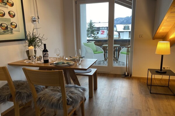 Stijlvol zolderappartement met panoramabalkons in Oberstdorf - thumbnail 4