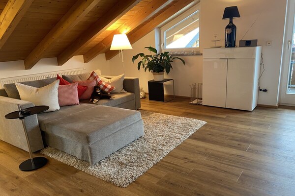 Stijlvol zolderappartement met panoramabalkons in Oberstdorf - thumbnail 6