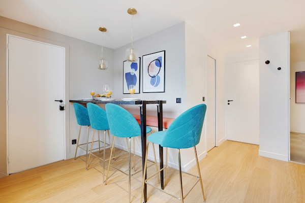 Knus appartement voor 6 in Parijs, vlakbij de Marais en Place des Vosges - thumbnail 6