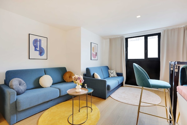 Knus appartement voor 6 in Parijs, vlakbij de Marais en Place des Vosges - thumbnail 2