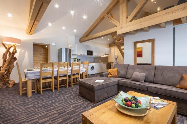 Gerenoveerd 14-persoons appartement met spa en uitzicht op de Vanoise - thumbnail 5