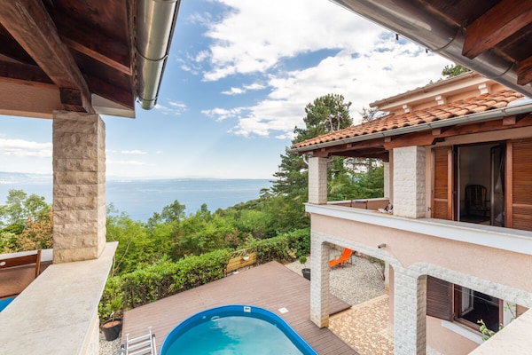 Prachtig appartement met 4 slaapkamers, sauna en whirlpool nabij Opatija - thumbnail 1