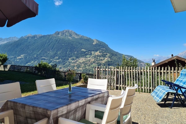 Greppons P 003 - Bergappartement voor 7 in Wallis, Zwitserland - thumbnail 2
