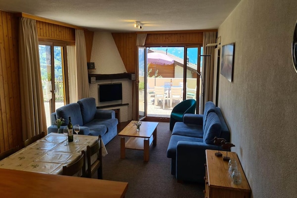 Greppons P 003 - Bergappartement voor 7 in Wallis, Zwitserland - thumbnail 3