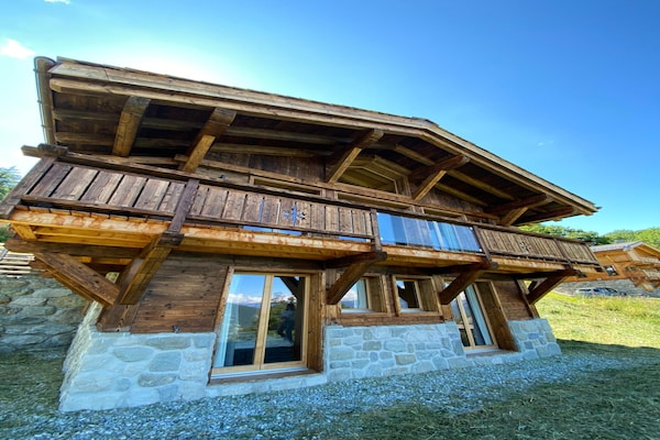 Authentiek chalet voor 4 in Les Masses met uitzicht op de Dent-Blanche - thumbnail 1
