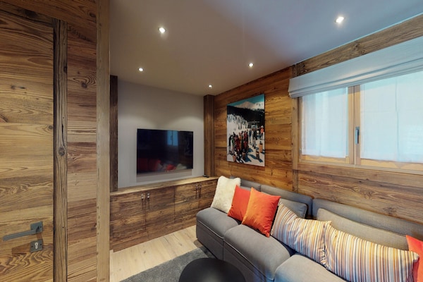 Luxe 10-persoons chalet met sauna en uitzicht op de Dent-Blanche in Les Masses - thumbnail 4
