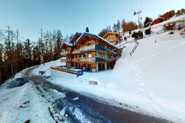 Hauts De Veysonnaz Hv1 011 - Sauna Apartment 4 Per - Sion