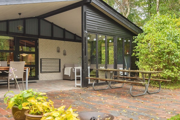 Vrijstaand vakantiehuis bij de Gudenåen rivier met overdekt terras - thumbnail 1