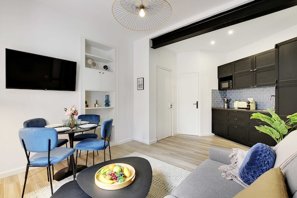 Chic appartement in het 19e arrondissement, vlak bij metro Botzaris - thumbnail 2