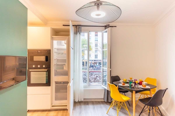 Knus appartement voor 2 in de sfeervolle wijk Père-Lachaise, Parijs - thumbnail 2