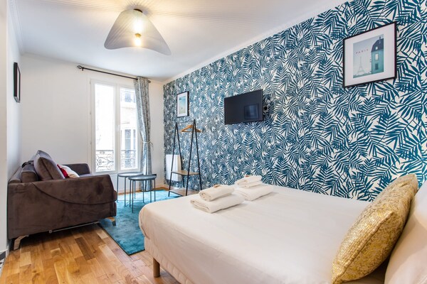 Knusse studio in levendig hart van Parijs, vlakbij Place de la Bastille - thumbnail 4