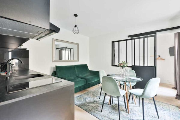 Knus appartement in het 5e arrondissement, vlakbij Jardin du Luxembourg - thumbnail 1