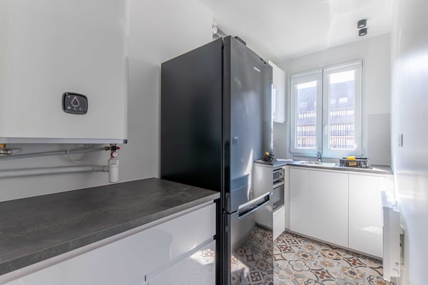 Gerenoveerd studio-appartement nabij strand en renbaan in Deauville - thumbnail 3