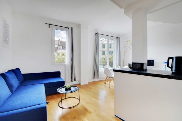 Licht appartement voor 4 personen in Suresnes, vlakbij Parijs - thumbnail 3
