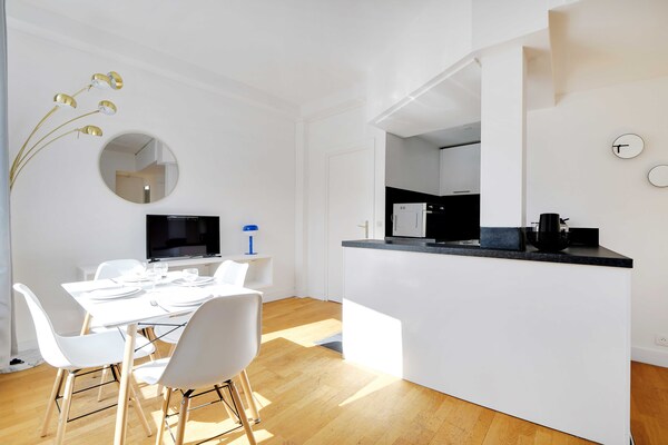 Licht appartement voor 4 personen in Suresnes, vlakbij Parijs - thumbnail 4