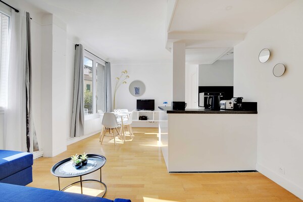 Licht appartement voor 4 personen in Suresnes, vlakbij Parijs - thumbnail 5