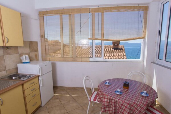 Appartement aan zee met privébalkon voor 3 personen in Brist - thumbnail 3