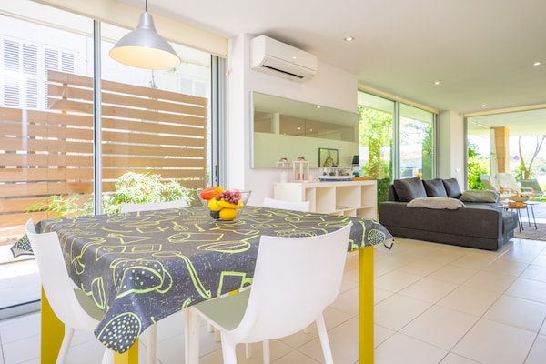 Modern appartement met zeezicht aan de golfbaan in Es Barcarès, Alcúdia - thumbnail 6