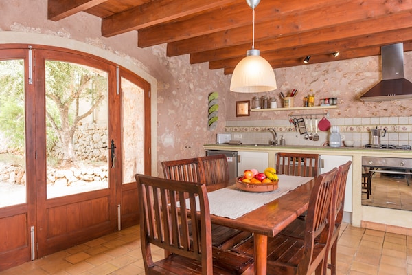Authentiek appartement op ecologische finca met gedeeld zwembad in Costitx - thumbnail 3